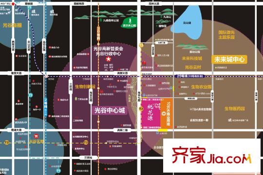 桃花源區(qū)位圖