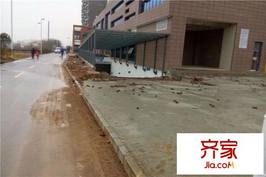 武湖新天地地下車庫工程進(jìn)度圖（2015-03-11）