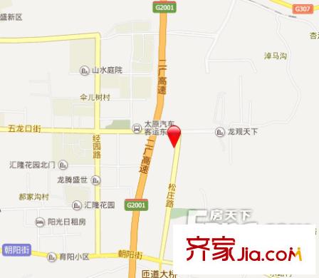 泰然居交通圖太原  