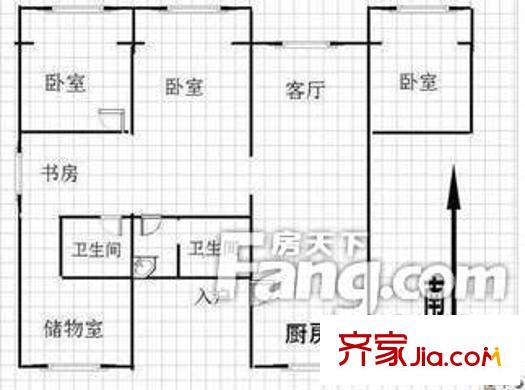 太原 山西省鹽業(yè)儲運公司宿舍 戶型圖