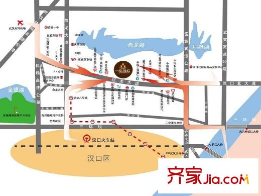 一品國際區(qū)位圖