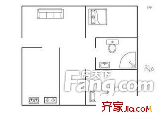太原 小南關(guān)地礦宿舍 戶型圖