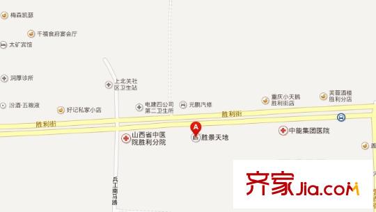 勝景天地交通圖太原  