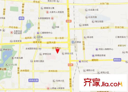 人民銀行小區(qū)交通圖太原  