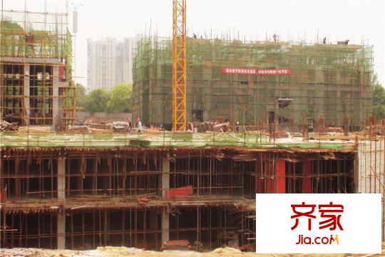 健龍果嶺公元樓棟在建（2015.5.8）