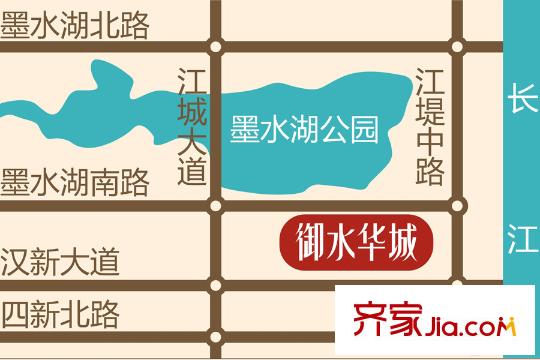 御水華城區(qū)位圖