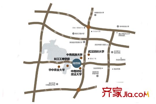 南湖時(shí)尚城交通圖