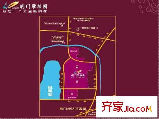 荊門碧桂園交通圖
