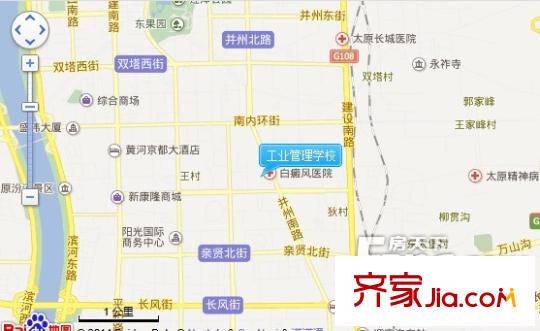 工業(yè)管理學(xué)校交通圖太原  