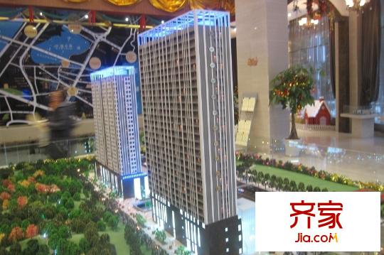 星海虹城3期鴻璽公館局部沙盤實(shí)景（20150323）
