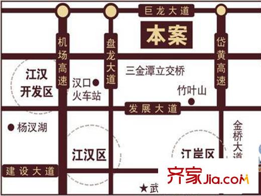 恒大名都區(qū)位圖
