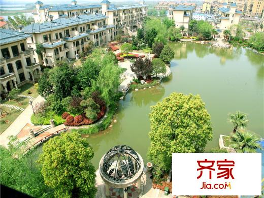 恒大名都小區(qū)湖景（2014.4.9）
