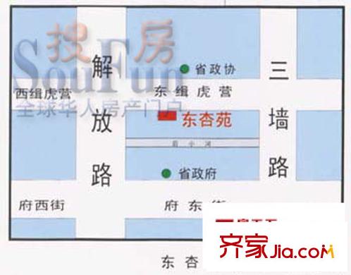 東杏苑交通圖