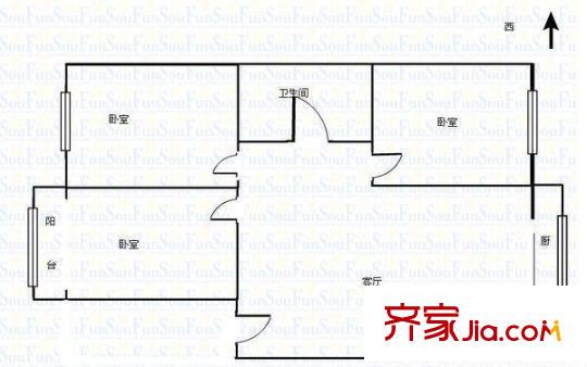 北機(jī)宿舍 戶(hù)型圖