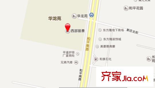西部麗景交通圖太原  