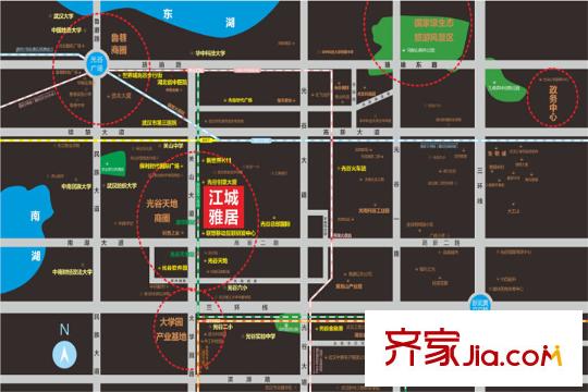 聯(lián)想江城雅居區(qū)位圖