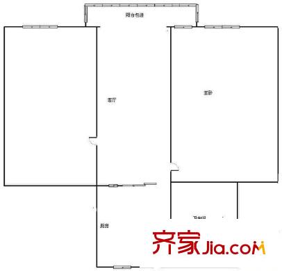 學府雅園戶型圖太原 學府雅苑 戶型圖 2室1廳
