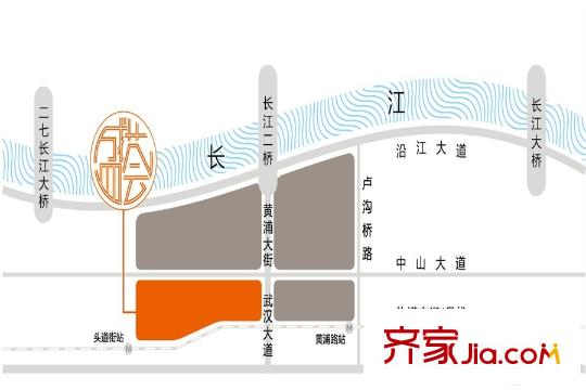 武漢天地盛薈區(qū)位圖