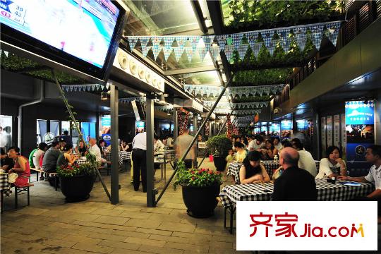 武漢天地盛薈周邊啤酒花園