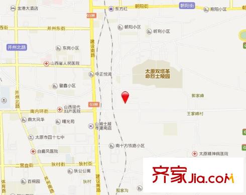 化工小區(qū)交通圖太原  