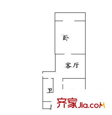 核七院 2室 戶型圖