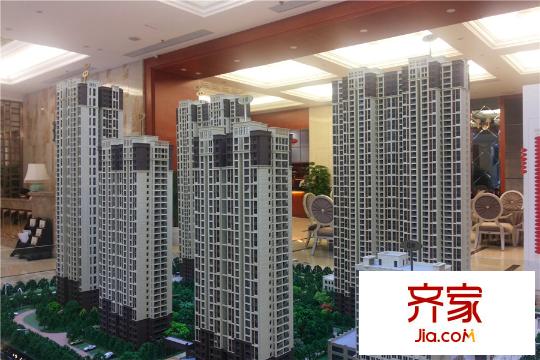 瑞景天成營銷中心展示沙盤側面（20150716)