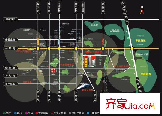 百德?尚景交通圖
