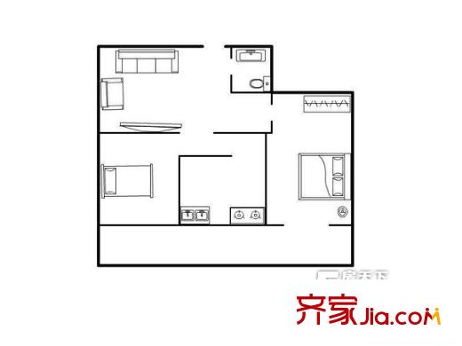 太原 安匯公寓 戶型圖