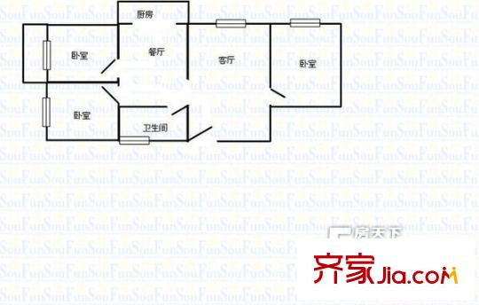 太原 安匯公寓 戶型圖