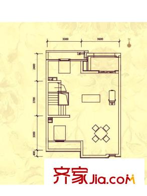 綠地?半山國(guó)際花園戶型g-聯(lián)排-387平方米五層 5室2廳5衛(wèi)