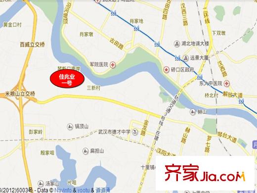 佳兆業(yè)1號區(qū)位圖