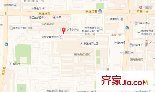 后小河發(fā)改委宿舍交通圖太原  