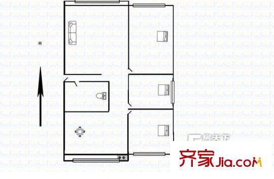 省公路局一公司北張小區(qū) 戶型圖