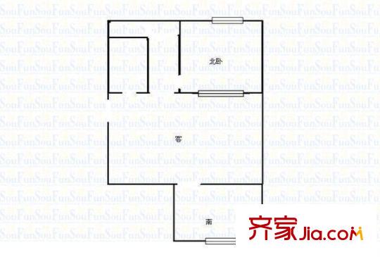 親稅苑戶型圖1 2室