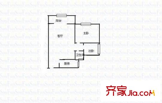 建苑小區(qū) 0室 戶型圖