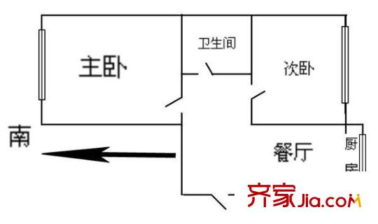 建苑小區(qū) 0室 戶型圖