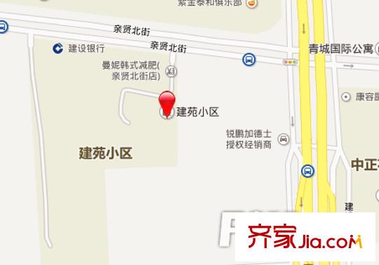 建苑小區(qū)交通圖太原  
