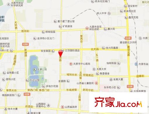東頭道巷教委宿舍交通圖太原  