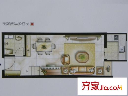 城市密碼戶(hù)型圖D10下層戶(hù)型 