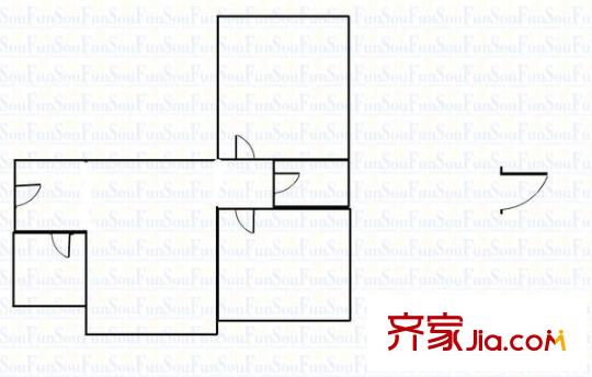 中環(huán)水岸 2室 戶型圖