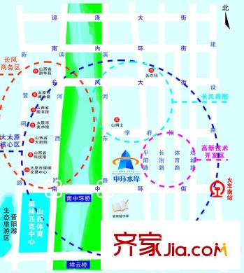 中環(huán)水岸交通圖