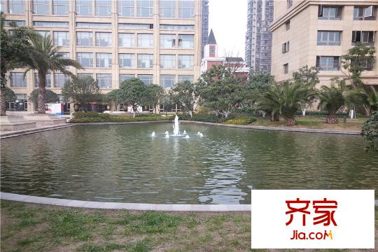 天宇盛世濱江悅濱江小區(qū)一角實(shí)景（20150207）