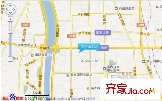 文華苑二期交通圖太原  
