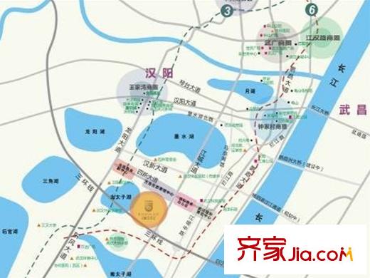 金地瀾菲溪岸交通圖
