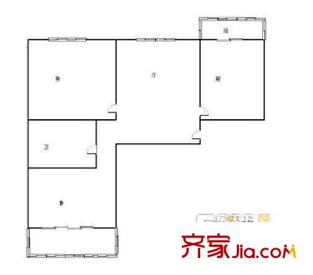 太原 勝利街工商局宿舍 戶型圖