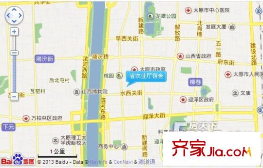 省農(nóng)業(yè)廳宿舍交通圖太原  