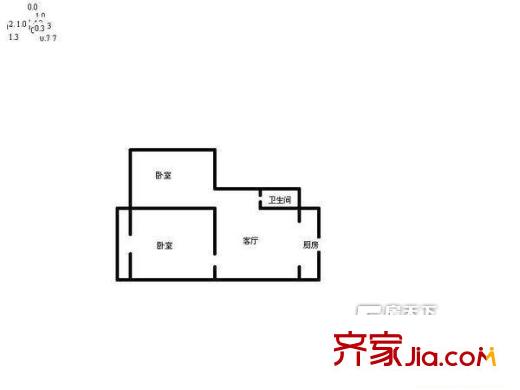太原 礦機1號樓 戶型圖