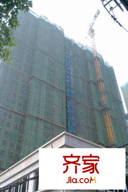 紫沙金苑在建大樓實(shí)景（20150907）