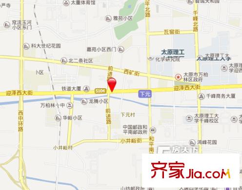 華清苑交通圖太原  