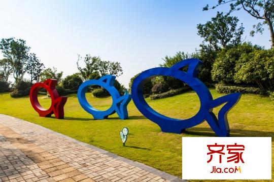 碧桂園生態(tài)城左岸項(xiàng)目魚造型（20151009